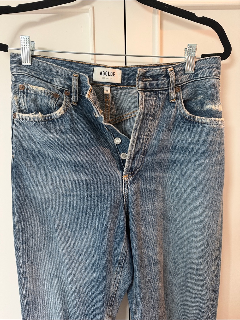 Agolde Riley High Rise Crop Jeans
